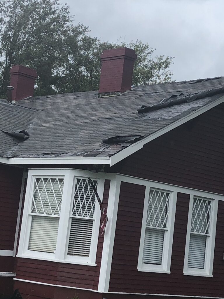 roof on a house